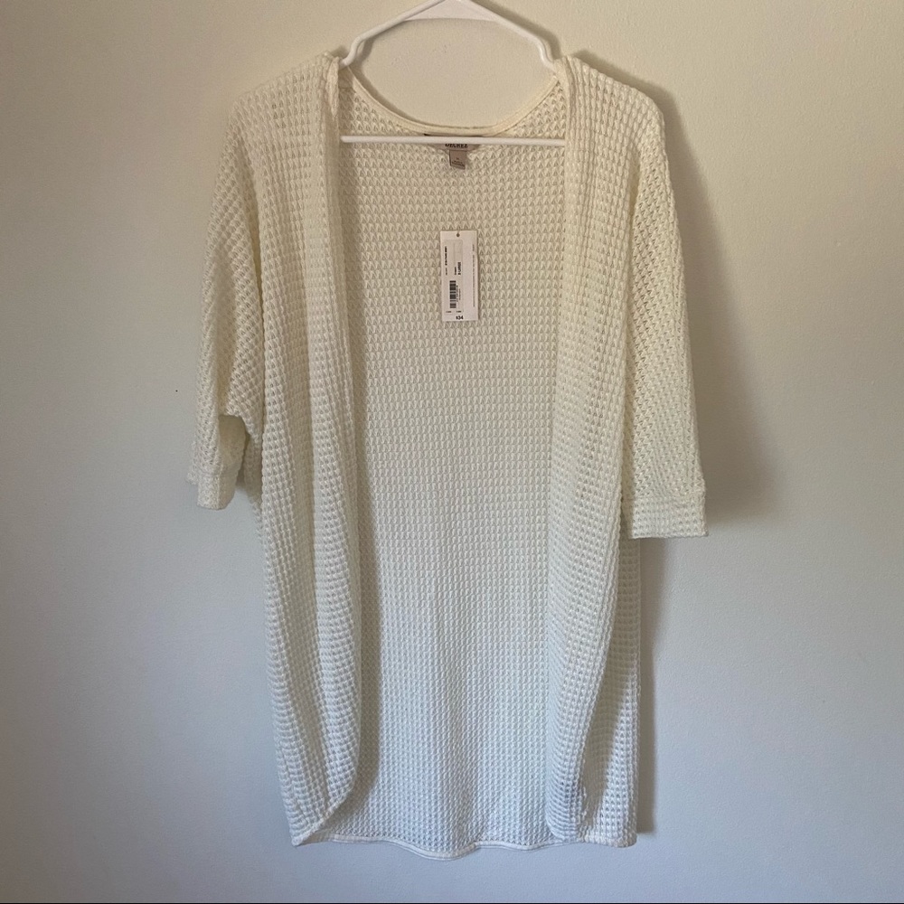 Decree White Knit Light Cardigan